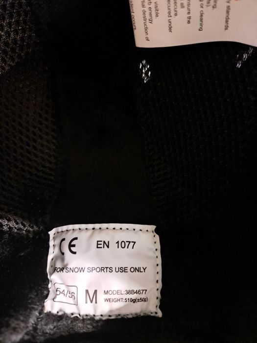 Nowy kask narciarski CMP z goglami przełbicą r. M 54-56