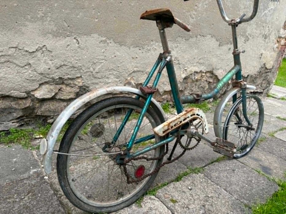Stary rower składany MMB3 Bocian