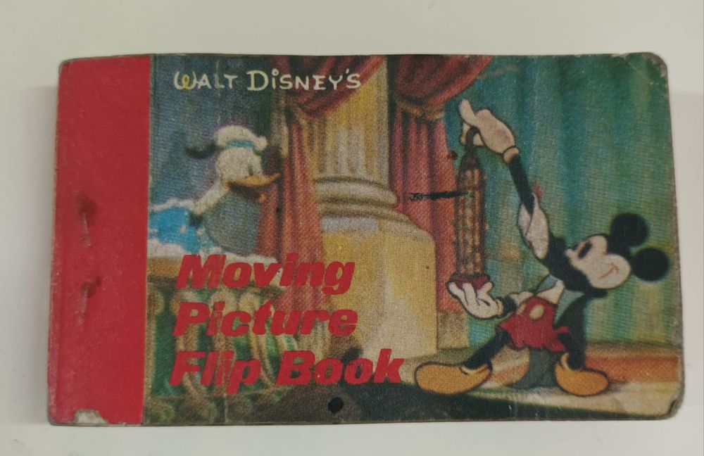 Raro Walt Disney 's Moving Picture Flip Book - Vintage