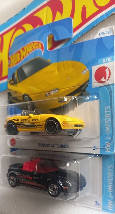 Conjunto 2, 91 Mazda mx-5 miata hot wheels