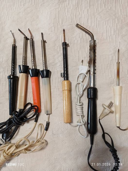 Паяльники 18,25,40,100вт