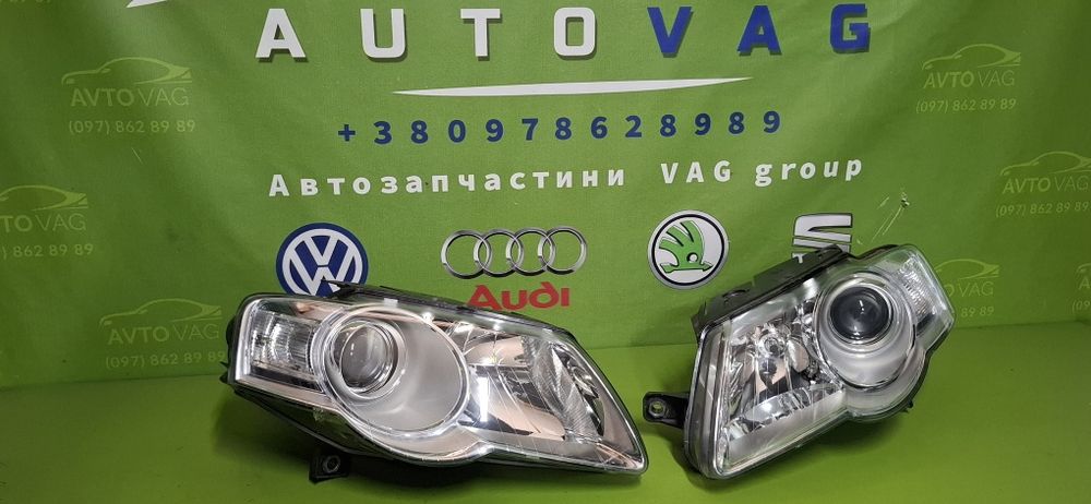 Фара Volkswagen Passat B6 L+R Hella Valeo