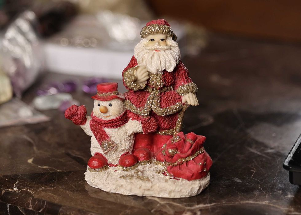 Статуетка фігурка санта клаус йоулупуккі дід мороз сніговик подарунок
