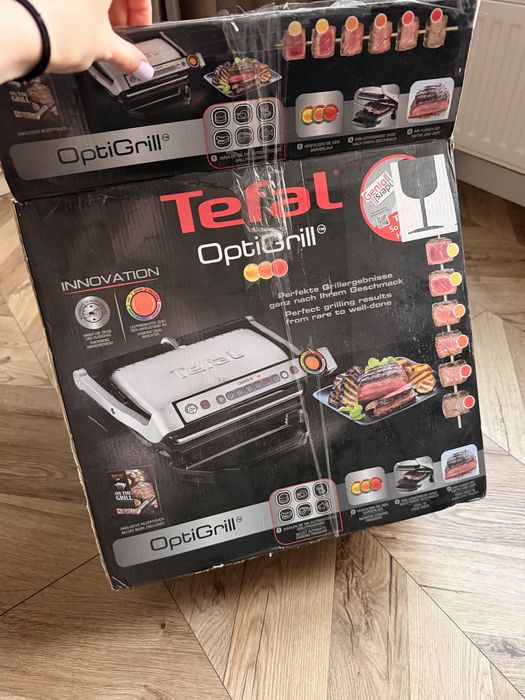 Електрогриль Tefal Optigrill GC702D16 розумний электрогриль Тефаль
