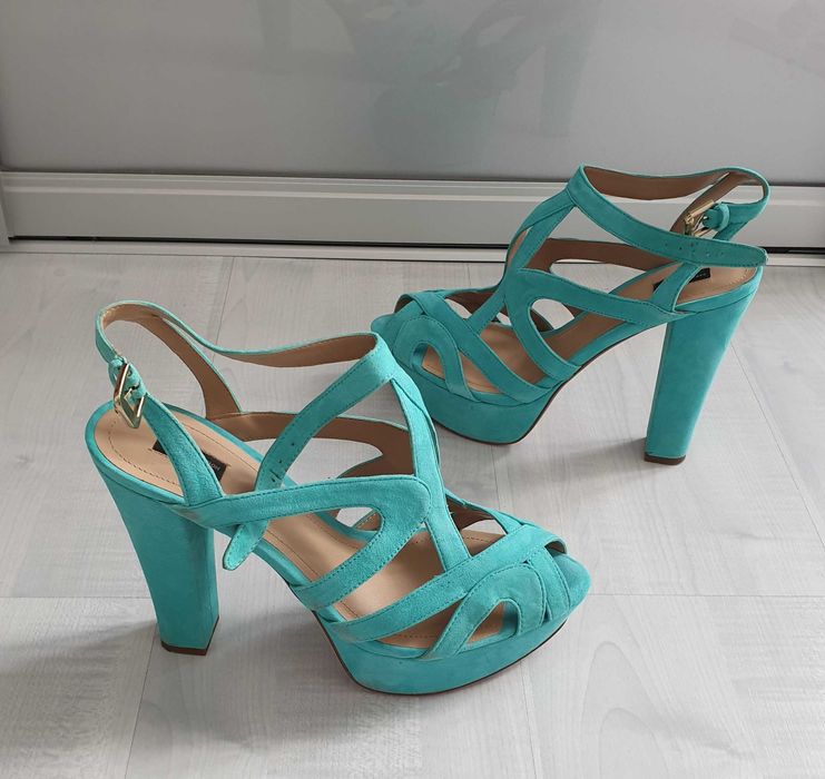 Zara sadały turkusowe roz 41