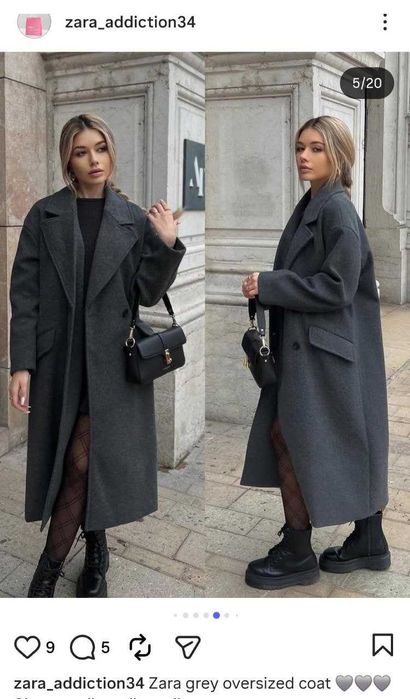 пальто  ZARA S-M