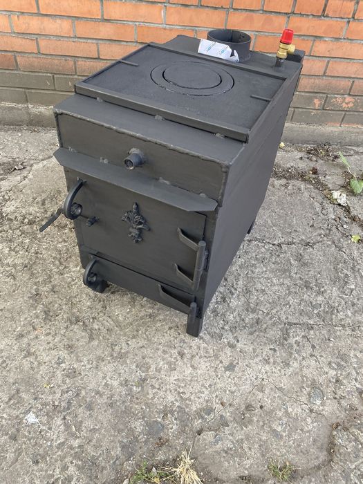 Буржуйка,  Канада , печь с водяным  контуром