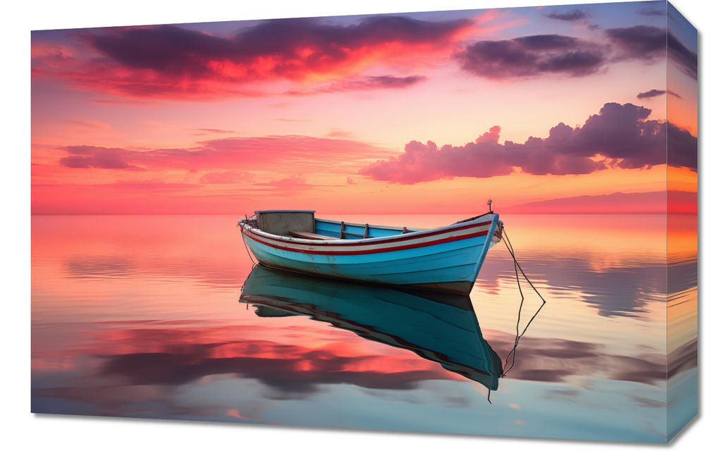 Obraz 60x40cm Spokój przed Połowem