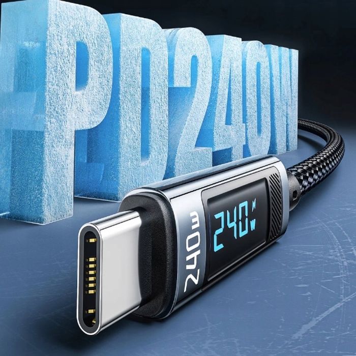 Promocja Kabel Essager 240W USB typ C- USB typ C   2m