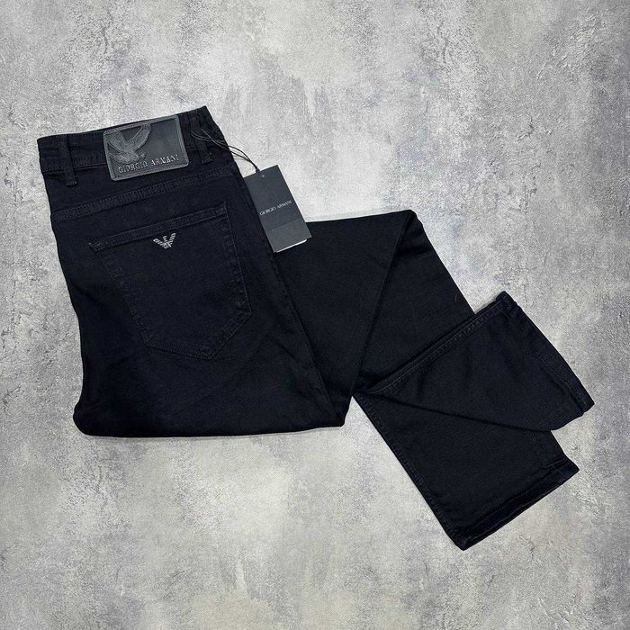 Чорні чоловічі джинси Армані)