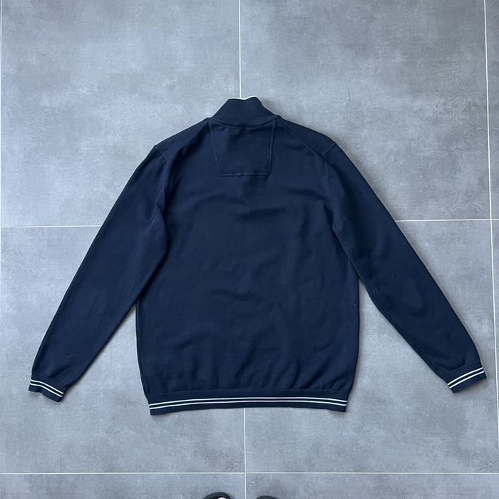 Темно-синій светр Hugo BOSS Ever Quarter Zip Jumper зі 1/4 розмір XL