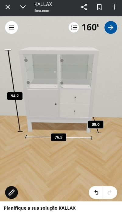 Movel Kallax ikea como novo