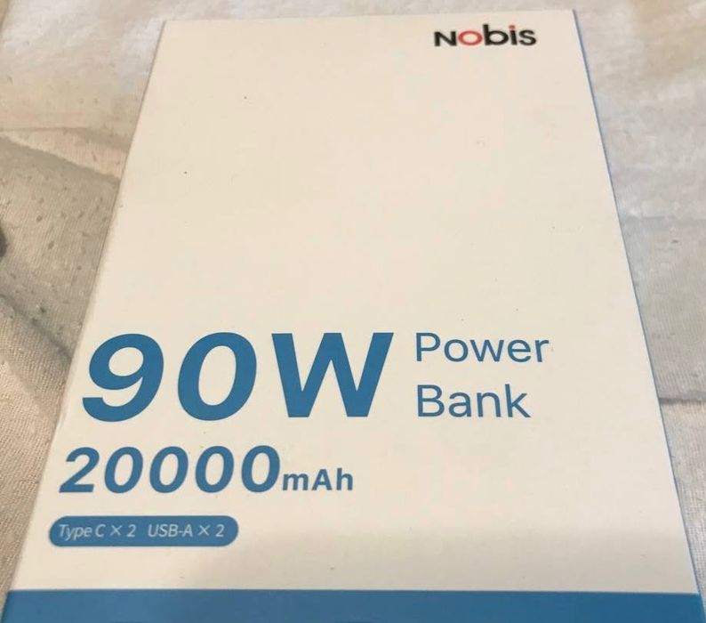 Павербанк Nobis 20000 mAh 90W - для ноутбука, телефона, планшета / Новий