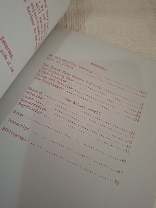 Missa Niger La Messe Noire satanismo. Livro raro