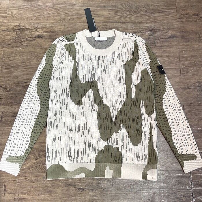 Светер stone island rain camo knit sweater stone island свитер стон