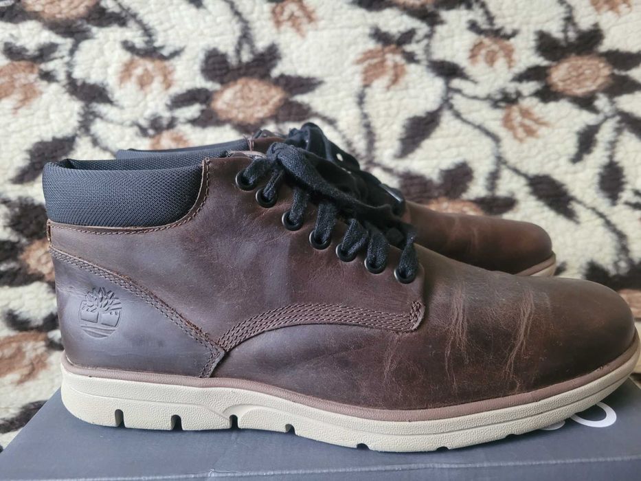 Mega skórzane buty za kostkę Timberland Bradstreet r.43,5