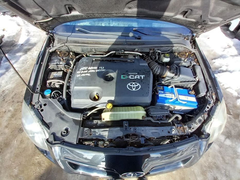TOYOTA AVENSIS T25 SILNIK 2.2 D-CAT 177KM DIESEL OZNACZENIE: 2ADFHV