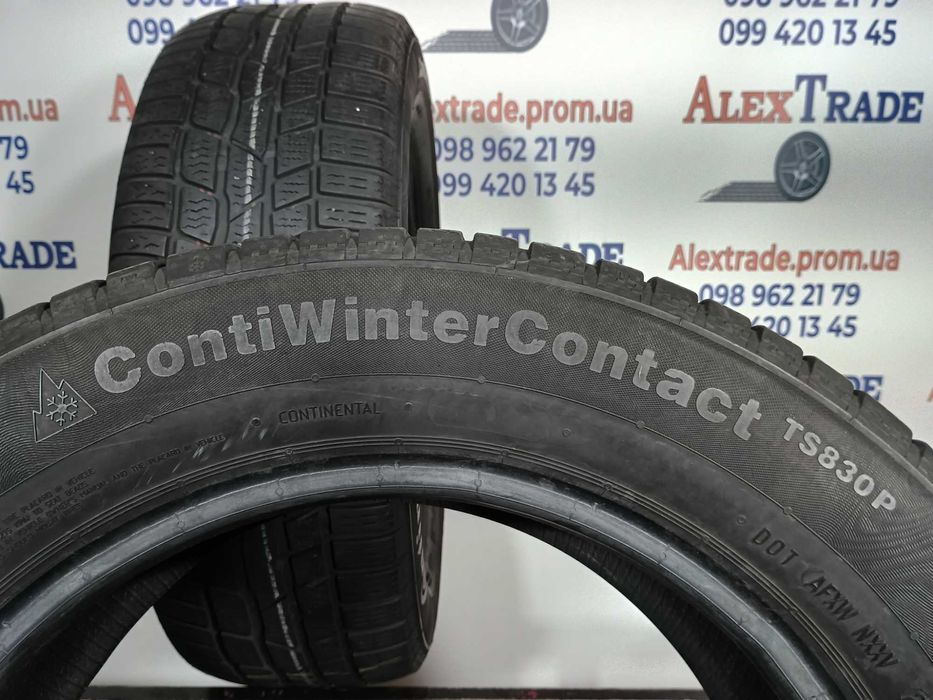 2шт. 205/60 R16 Continental ContiWinterContact TS 830P зимові шини б/у