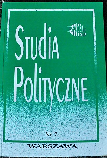 Studia Polityczne Nr.6 I 7 PAN WARSZAWA