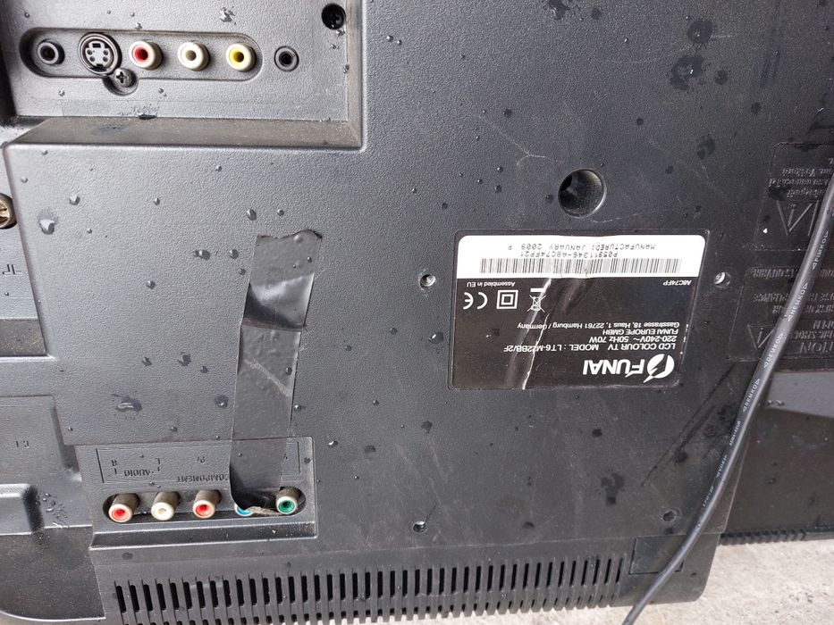 Telewizor  i Funai antena tv.