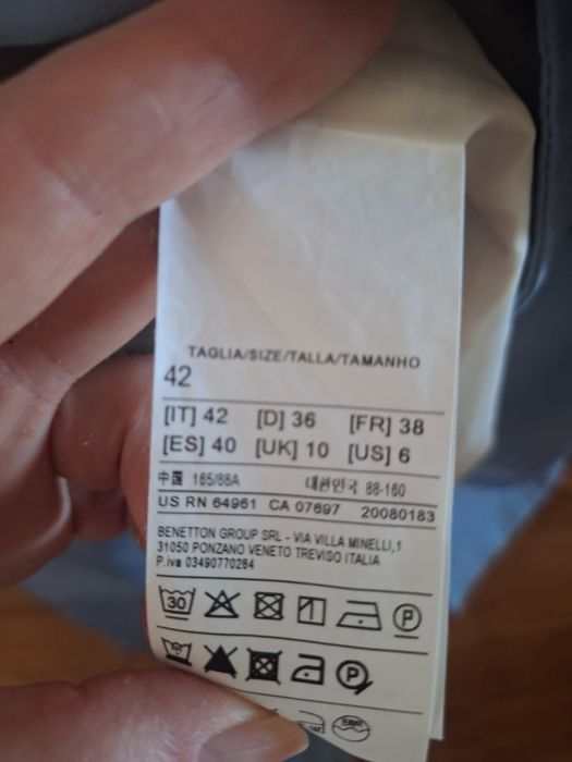 Benetton płaszcz
