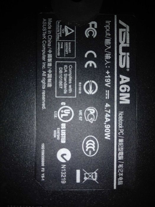 Sprzedam laptop Asus A6M