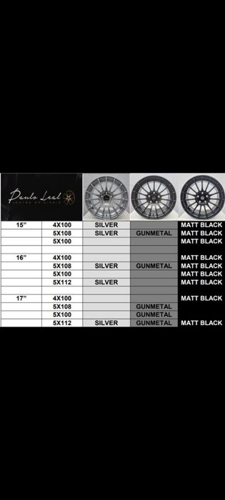 Jantes 15" originais SSW 5x108