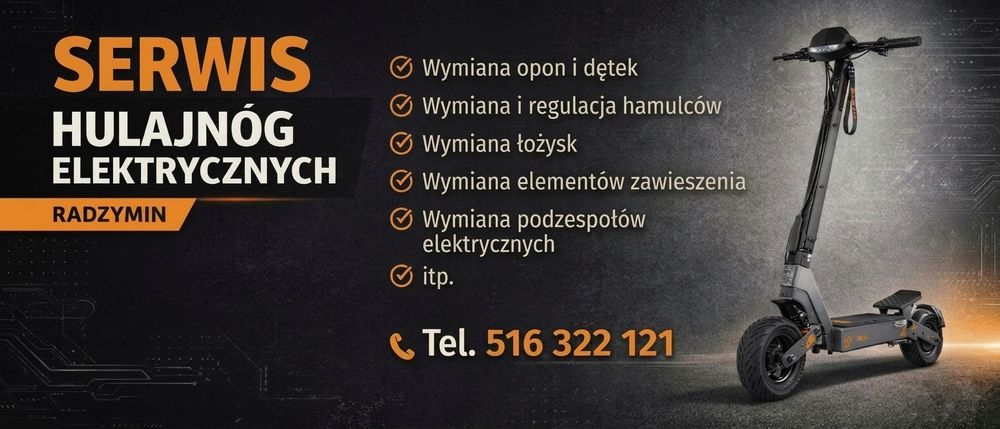 Serwis i naprawa hulajnóg elektrycznych
