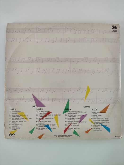Super disco duplo álbum vinil (LP)
