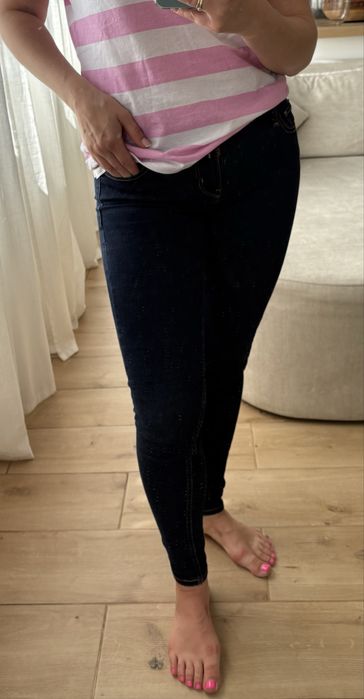 Granatowe Jeansy Levi’s
