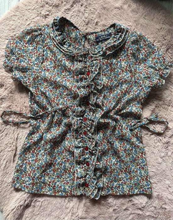 New York Laundry bluzka elegancka r. S/XS 36w kwiatuszki