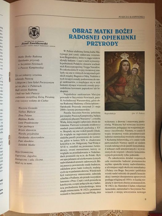 Puszcza Kampinoska - Kwartalnik Kampinoskiego PN nr 3 z 2000 r vintage