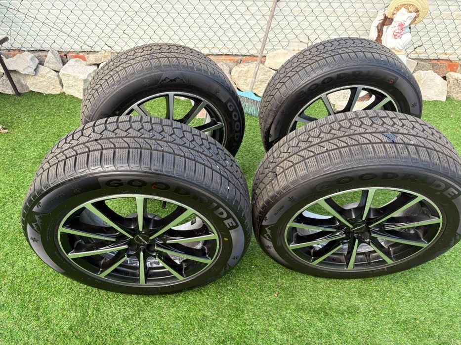 Jantes 17" Borbet BL5 pretas + pneus