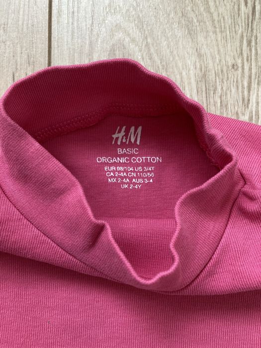 Bluza golf różowa dla dziewczynki r. 98/104 basic