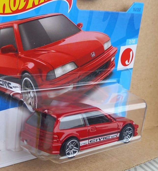 Conjunto 2 - 90 honda civic ef hot wheels