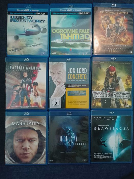 pakiet filmów blu-ray