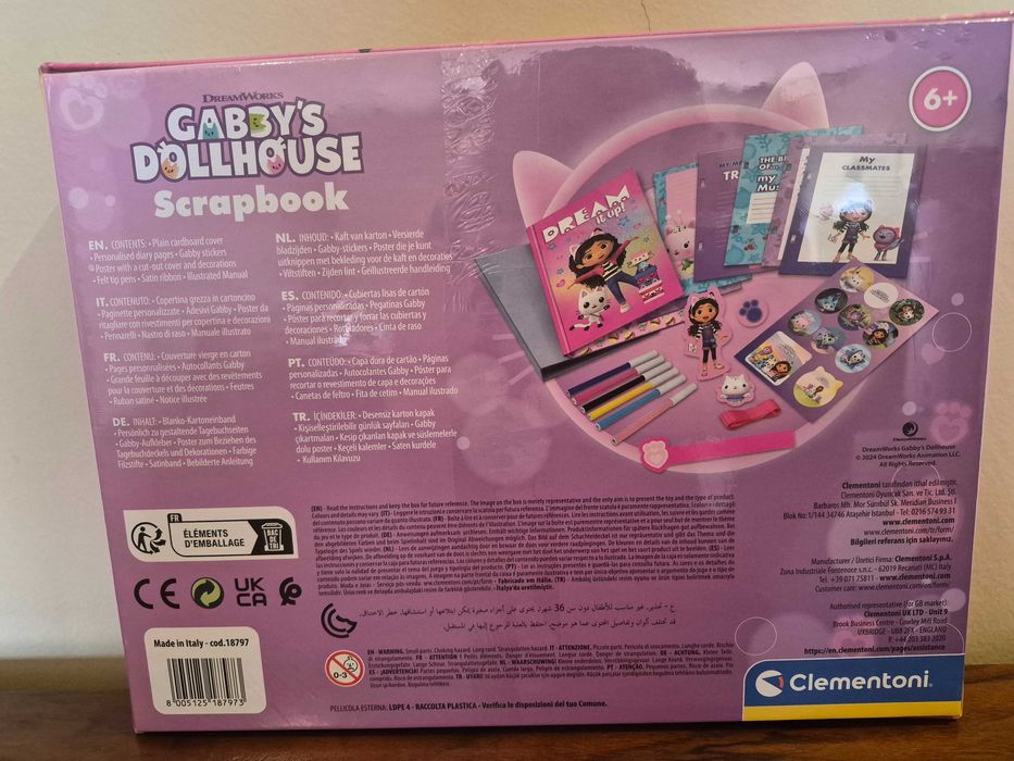 Jogo gabby's house scrapbook, novo