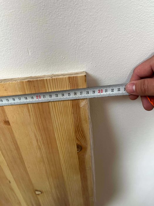 3x półka IKEA 120x28 cm – drewniane, nowe