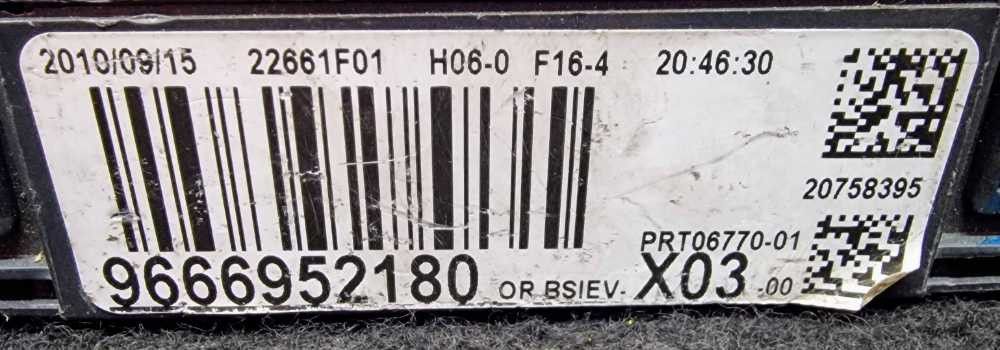 Caixa Fusíveis / SAM / BSI CITROËN C3 II (SC_) ano 2009