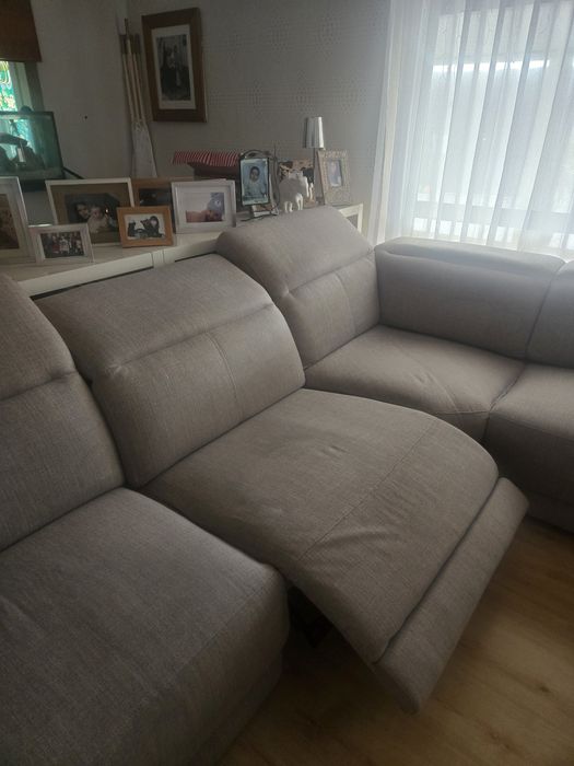 Sofá  com chaise elétrico