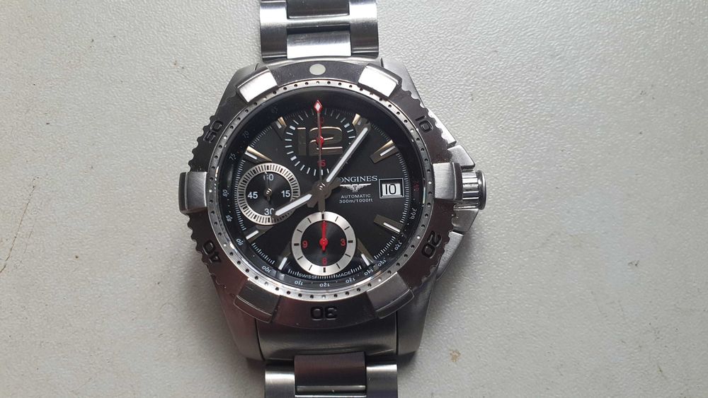 longines - hydroconquest - automat - chronograf - zegarek