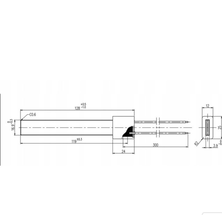 Zapalarka Ceramiczna  Płaska  Do KOTŁÓW SAS