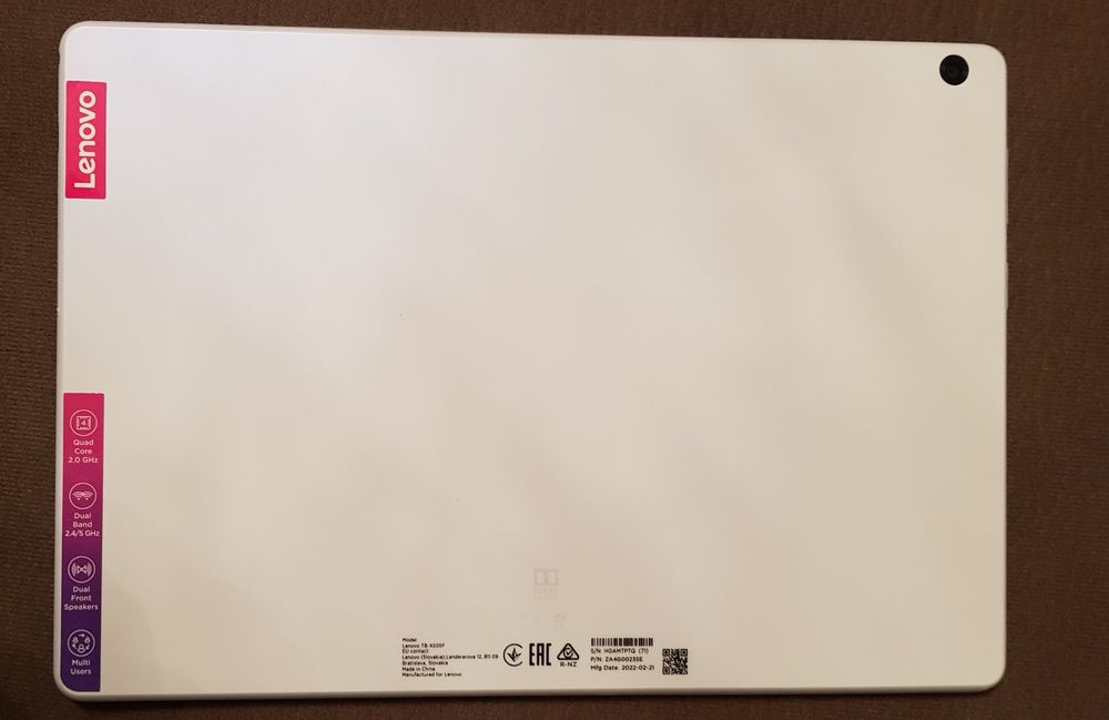 Tablet Lenovo M10 HD + capa e película