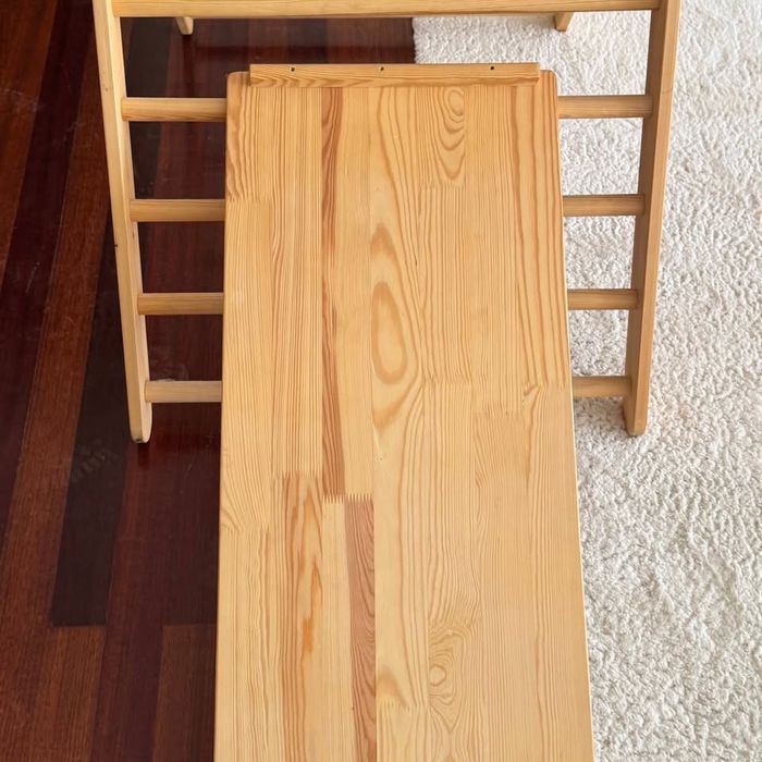 Triângulo Pikler Dobrável com Escorrega –Montessori | step crumbs