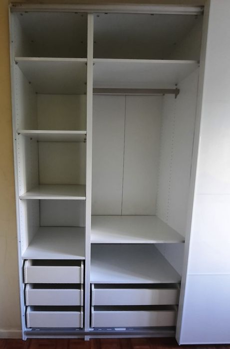Roupeiro Branco IKEA  PAX HASVIK