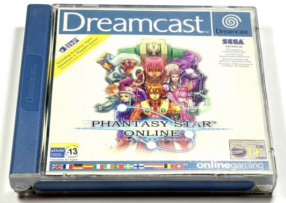 Phantasy Star Online Sega Dreamcast