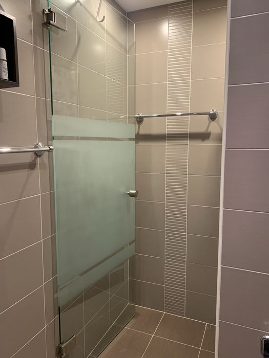 Porta de vidro temperado