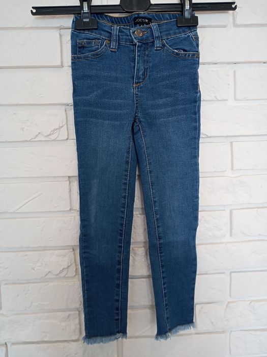 Zestaw ubranek dla dziewczynki, sweter i spodnie jeans, rozm 110-116