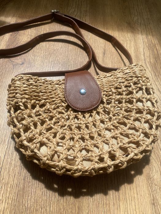 Сумка плетена літня