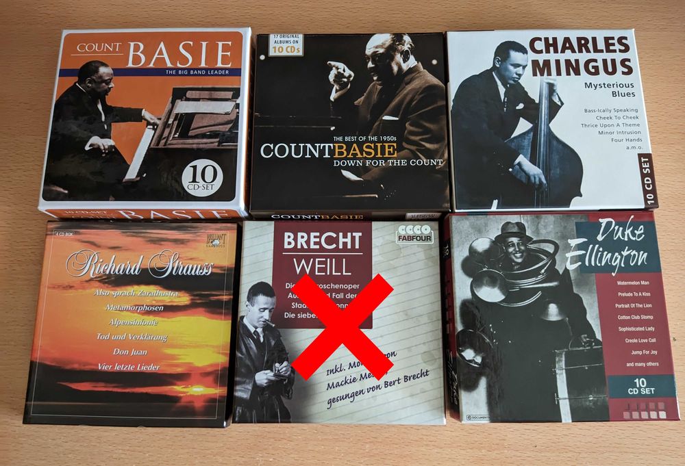 Vários CD Sets de Música Clássica / Jazz / Blues